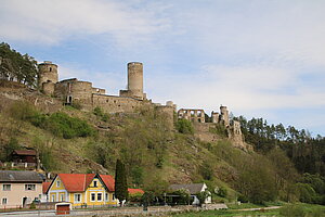 Kollmitzgraben, Handwerkersiedlung im Thayatal, zu Füßen der Burg