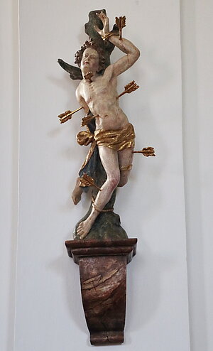 Unterbergern, Pfarrkirche hl. Johannes Nepomuk, Hl. Sebastian
