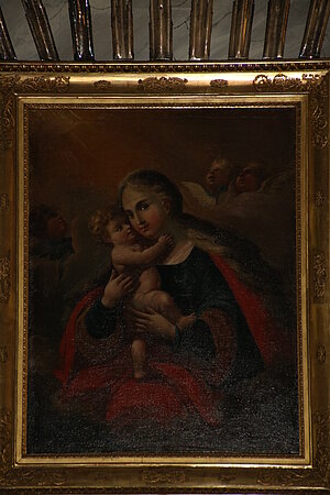 Lanzenkirchen, Pfarrkirche hl. Nikolaus, Altarbild Mariahilf
