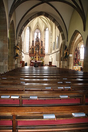 Amstetten, Stadtpfarrkirche hl. Stephanus, Innenraum