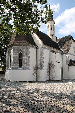 Enzesfeld, Bürgerspitalskirche Zu den 7 heiligen Zufluchten, Saalraum, um 1400