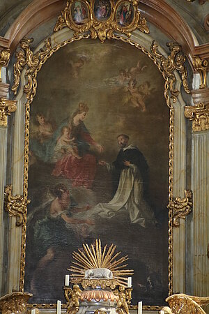 Weitersfeld, Pfarrkirche hl. Martin, Hochaltarbild Jacob Kohl, 1774