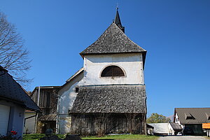 Josefsberg, Pfarrkirche hl. Josef, Saalkirche, 1644 errichtet, unter Maria Theresia erweitert