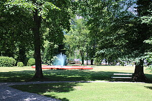 Reichenau, Kurpark, 1891-92 durch Landschaftsgärtner Franz Erban angelegt