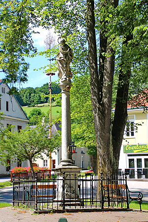 Feistritz am Wechsel, Pestsäule mit Maria Immaculata, 1713