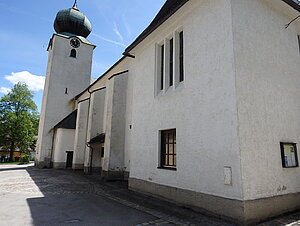 St. Aegyd am Neuwalde, Pfarrkirche hl. Ägydius, barockisierte, im Kern gotische Saalkirche