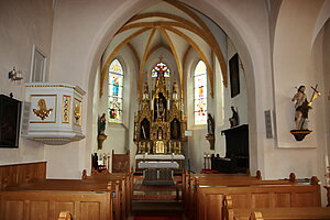 Kasten bei Böheimkirchen, Pfarrkirche hl. Mauritius, Blick Richtung Chor