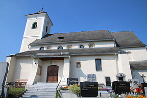 Purk, Pfarrkirche hl. Martin, romanische Anlage mit spätgotischen und barocken Um- und Zubauten