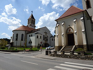 Eichgraben, Pfarrkirche Herz Jesu Friedenskirche und Filialkirche Herz Jesu