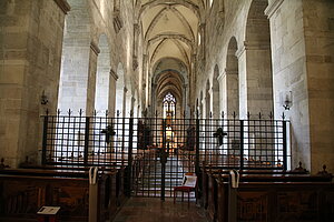 Stift Heiligenkreuz, Stiftskirche, Blick in das Hauptschiff