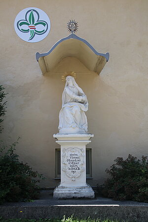 Kirchschlag in der Buckligen Welt, Berggasse Nr. 1, Bildtock Mater Dolorosa, 18. Jh.