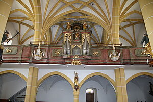 Wolfsbach, Pfarrkirche hl. Veit, Gewölbe der Westempore