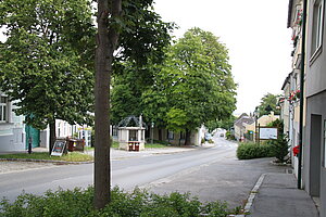 Straßenzug in Hagenbrunn