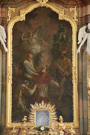 Ferschnitz, Pfarrkirche hl. Xystus, Enthauptung des hl. Sixtus, Martin Johann Schmidt, 1770