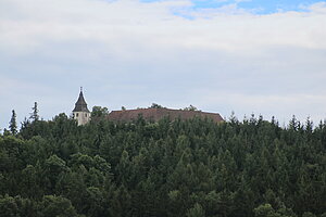 Rastbach, Schloss und Pfarrkirche hl. Pankraz