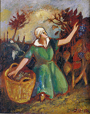 Josef Dobrowsky, Weinlese, 1927