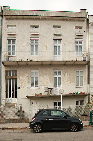 Brunn am Gebirge, Franz-Keim-Gasse, sezessionistische Reihenhausssiedlung, 1902-12 von Sepp Hubatsch erbaut