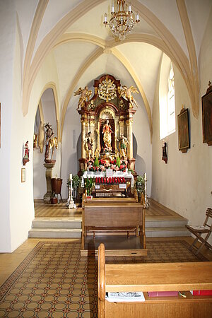 St. Leonhard am Forst, Pfarrkirche St. Leonhard, Inneres der Marienkapelle
