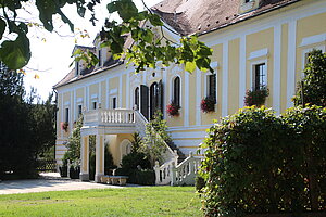 Langenlois, Schloss Haindorf, Gartenfassade