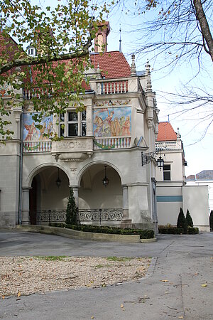 Berndorf, Kaiser-Franz-Joseph-Jubiläums-Theater, nach Plänen von Helmer und Fellner 1897-98 errichtet