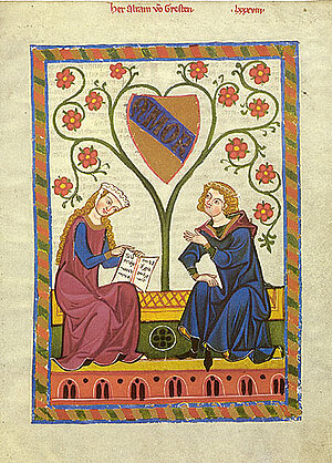 Alram (Waltram) von Gresten, Cod. Manesse