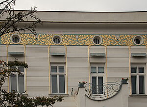 Brunn am Gebirge, Franz-Keim-Gasse, sezessionistische Reihenhausssiedlung, 1902-12 von Sepp Hubatsch erbaut