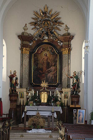Drasenhofen, Pfarrkirche hl. Veit, klassizistischer Hochaltar