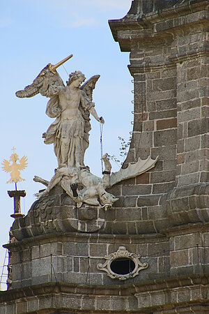 Stift Zwettl, Westfassade der Stiftskirche, 1722-28 nach Entwurf von Mathias Steinl durch Josef Munggenast ausgeführt