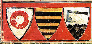 Wappen der Kuenringer, Zwettler Bärenhaut, 1310/20