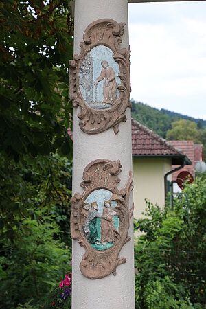 Schönberg am Kamp, Johannes-Nepomuk-Kapelle an der Kampbrücke, Mitte 18. Jahrhundert