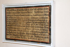 Stronsdorf, Pfarrkirche Mariae Himmelfahrt, Marienaltar, von Handelsherrn Tobias Hirsch 1747 gestiftet