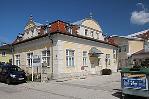 Berndorf, Neugasse Nr. 11. ehem. Verwaltungsgebäude der Konsumanstalt, um 1900