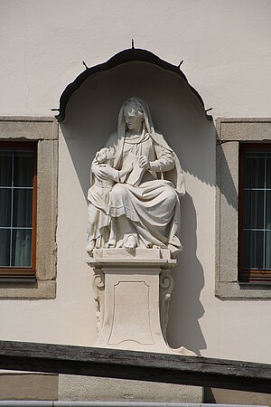 Arbesbach, Herrenhaus, Hl. Anna, Maria das Lesen lehrend, Ende 18. Jh.