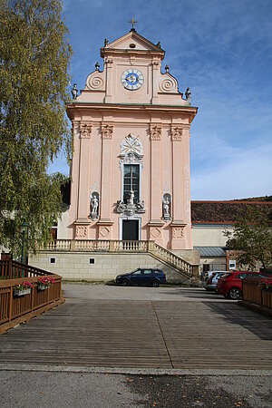 Mauerbach, ehem. Klosterkirche Allerheiligen, Bau ab etwa 1616, Weihe 1638