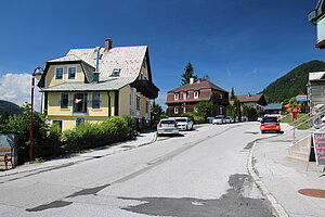 Semmering, typische Bauten der ab 1880 entstehenden Villen- und Hotelkolonie