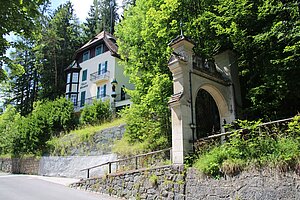 Semmering, typische Bauten der ab 1880 entstehenden Villen- und Hotelkolonie