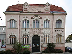 Ebreichsdorf - Wiener Straße, ehem. Rathaus, 1908