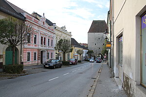 Hainburg, Blick in die Wiener Straße