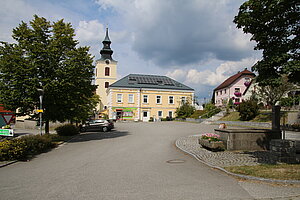 St. Martin bei Weitra, Blick über den Hauptplatz