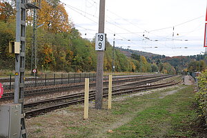 Tullnerbach, Gleise der Westbahn