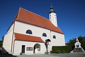 Windigsteig, Pfarrkirche hl. Laurentius, frühbarocker Saalbau mit Chorturm