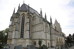 Bad Deutsch-Altenburg, Pfarr- und Wallfahrtskirche Mariae Empfängnis, gotischer Chor