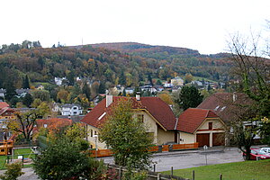 Tullnerbach, Blick über den Markt