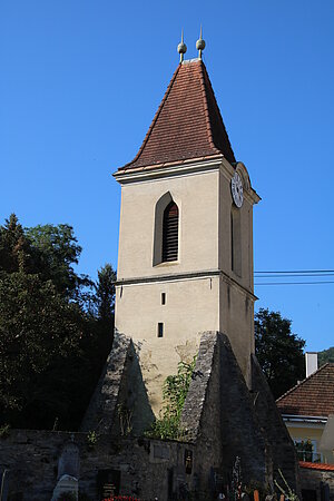 Weiten, freistehender West-Turm im Pfarrbereich