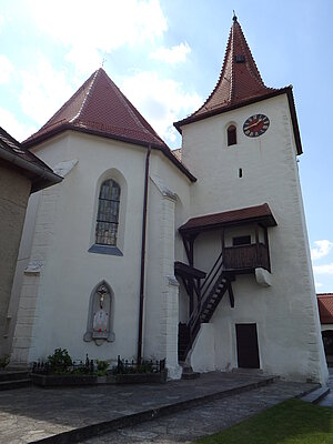 Altlengbach, Pfarrkirche Hll. Simon und Judas Thaddäus, Chor und Turm
