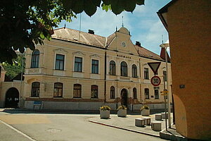 Furth, Altes Rathaus, seit 1591 hier belegt, 1898 Neubau durch Josef Utz d. J.