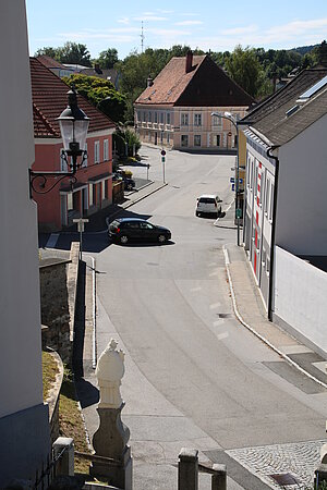 Groß-Siegharts, Blick auf den Hauptplatz