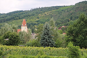 Blick auf Schönberg am Kamp