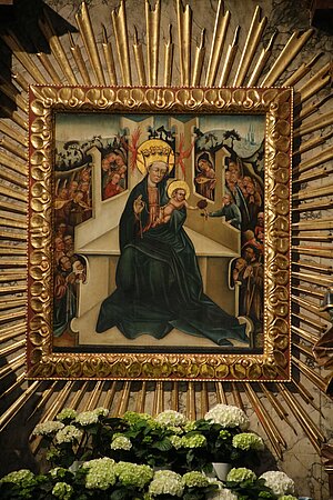 Maria Laach, Gnadenbild "Maria mit den sechs Fingern", um 1475