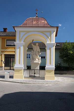 Mannersdorf, Schubertgasse, Kapelle hl. Johannes Nepomuk, Mitte 18. Jh.